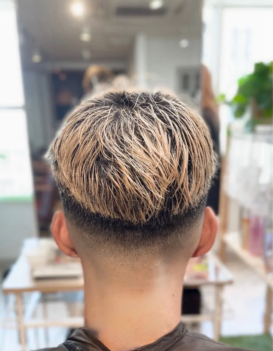 ショート メンズ フェードカット HAIRLABO 篠崎空竜のヘアスタイル