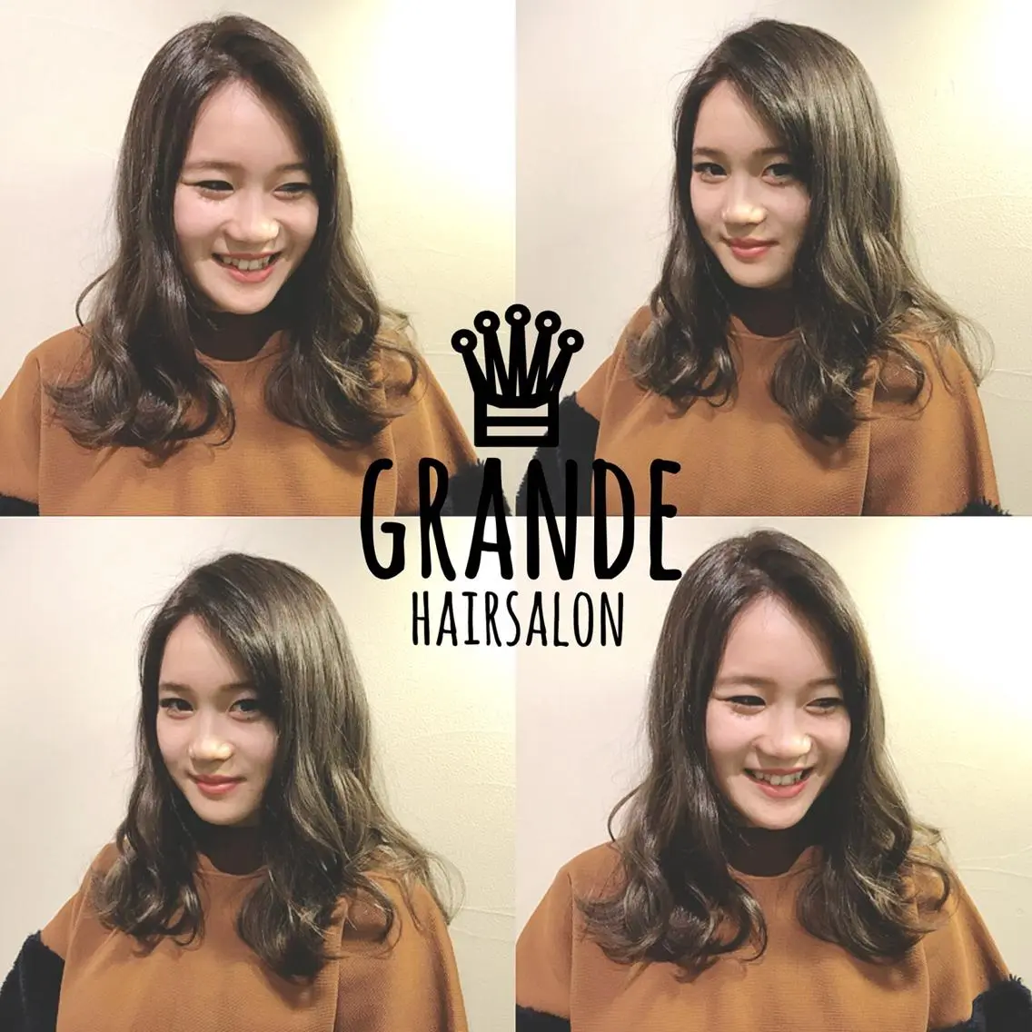 セミロング カラー ブラウンカラー ケアブリーチ&シール エクステの店和田翔莉のヘアスタイル