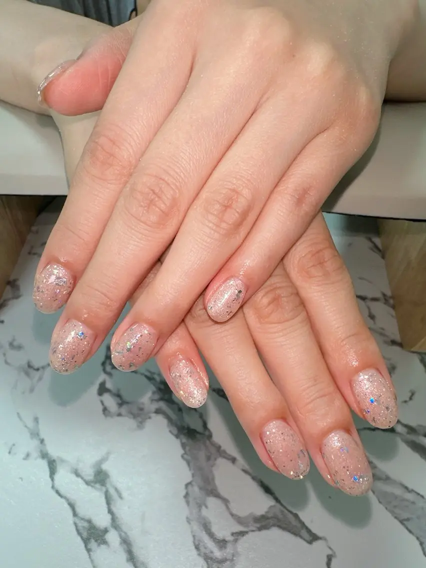 ネイル キラキラネイル ハンドネイル nicoto Harukiのネイルデザイン