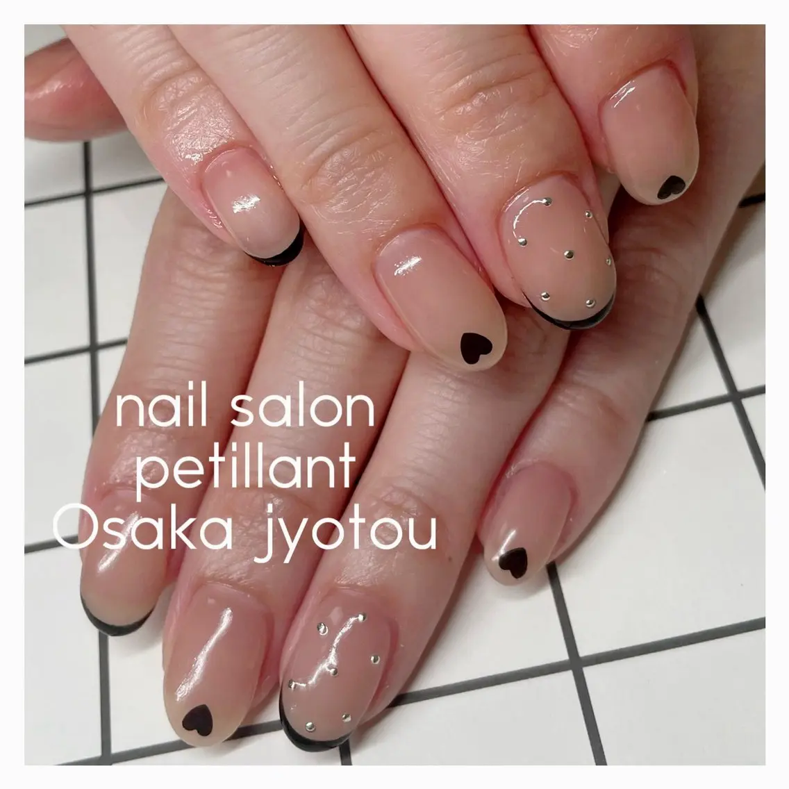 ネイル アートネイル 持ち込み シンプルネイル nail salon petillantのネイルデザイン