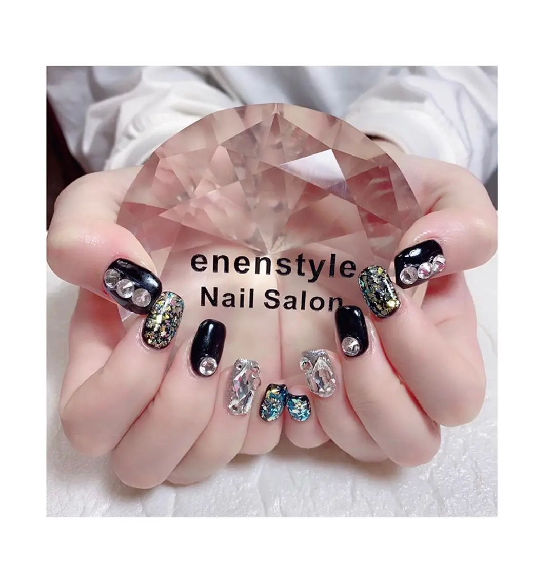 ショート ネイル ジェルネイル ニュアンスネイル オフィスネイル ワンカラーネイル パラジェル ハンドネイル 🐾enen style 🐾のネイルデザイン