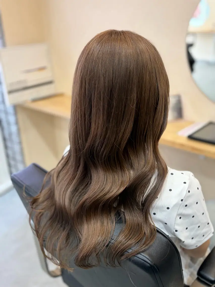 ロング カラー カット ヘアカラー 🎀透明感カラー /ハイトーン🎀のヘアスタイル
