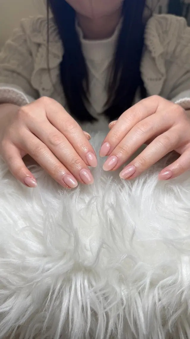 ネイル 韓国ネイル 持ち込み ニュアンスネイル ワンホンネイル ハンドネイル Mio Nailのネイルデザイン