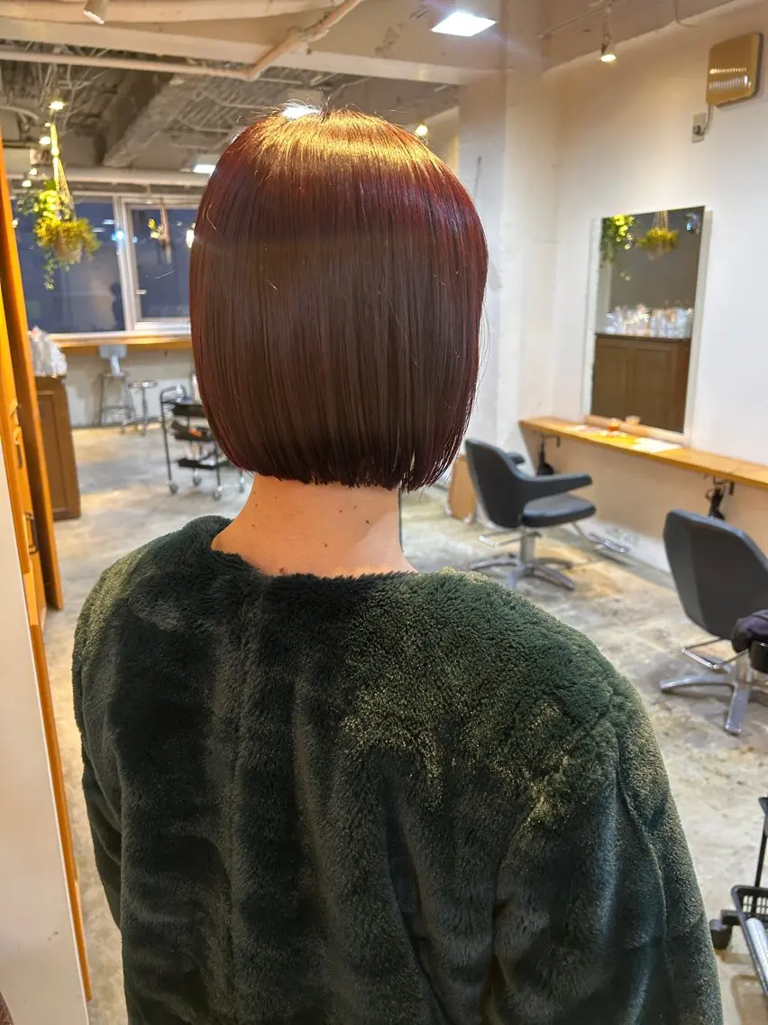 ショート カラー ヘアカラー ナチュラル大人っぽい スタイル MAORIのヘアスタイル