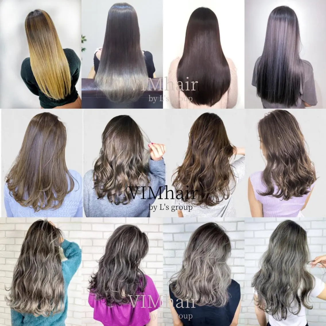 ロング カラー ヘアアレンジ ハイトーンカラー 縮毛矯正 VIM hairおもろまち店のヘアスタイル