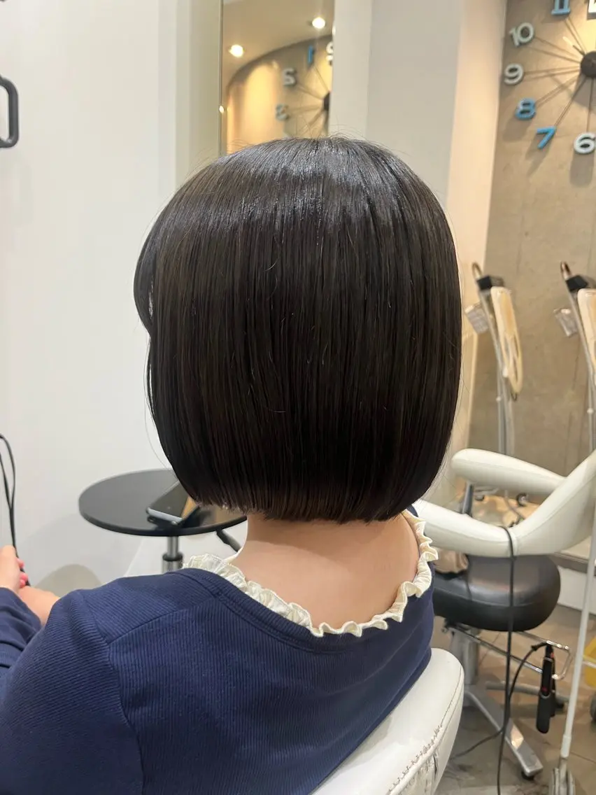 ショート カラー ボブ/透明感カラー ✂️ツムギ♡のヘアスタイル