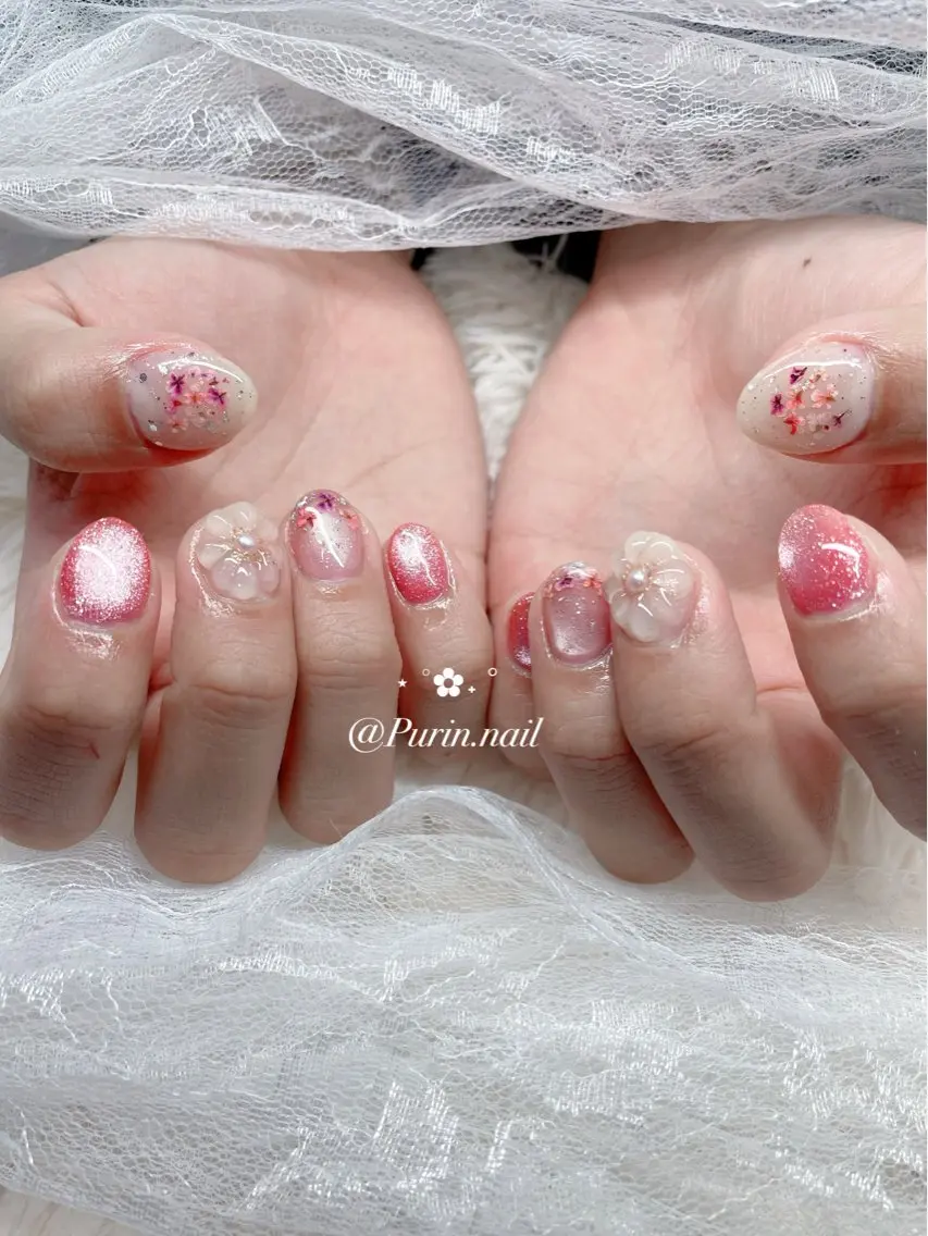 ネイル ハンドネイル Nails by Purin🍮のネイルデザイン