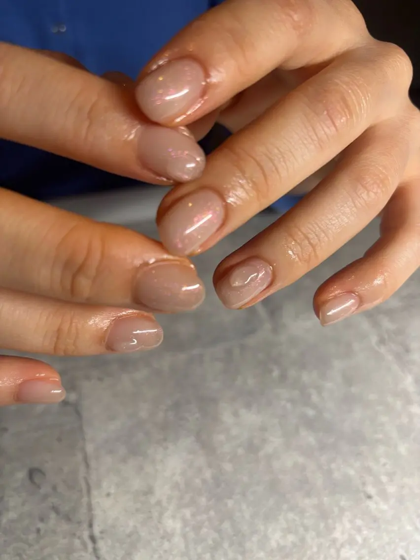 ネイル オーロラネイル ぷっくりネイル Piccolo nailのネイルデザイン
