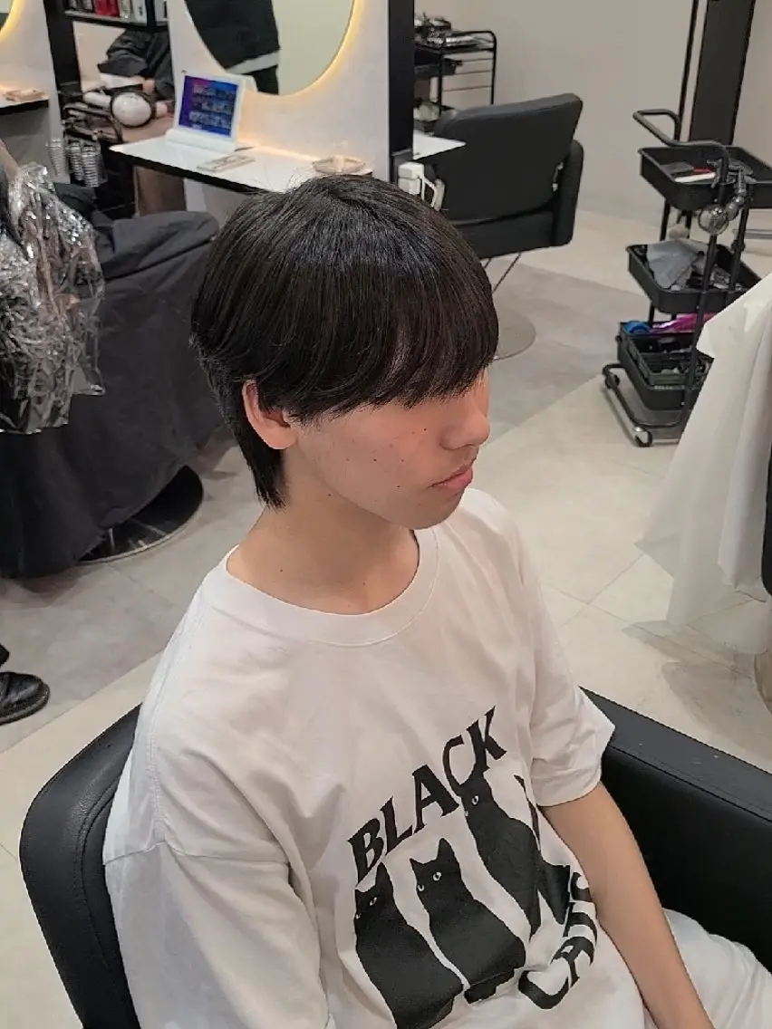 セミロング ウルフカット カット ヘアセット LEN名古屋/パーマ 海外ヘア/メンズ特化のヘアスタイル