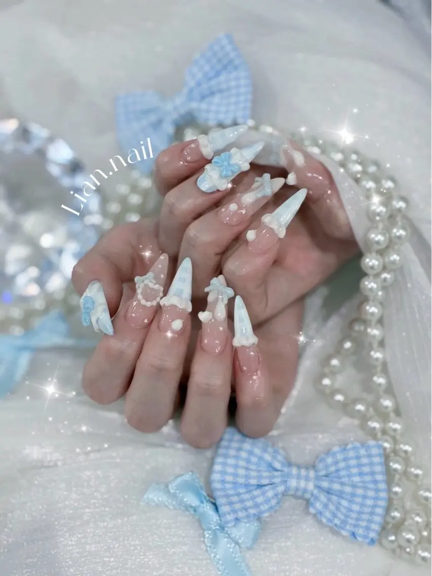 ネイル アートネイル ネイルチップ ハンドネイル Lian nailのネイルデザイン