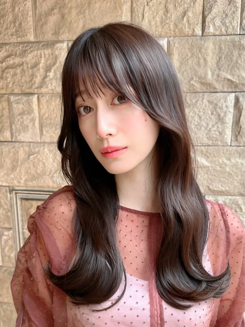 ロング Amane┆ 🌷うるつやカラーのヘアスタイル