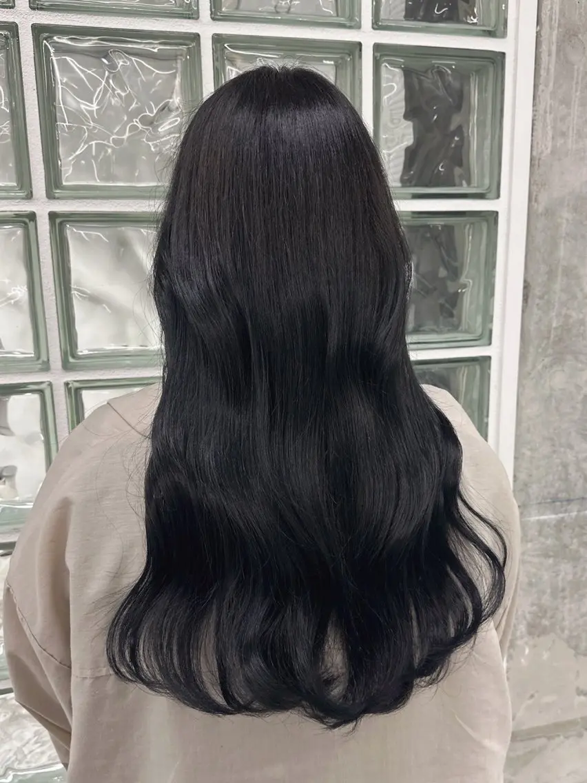 カラー ヘアカラー トリートメント ヘアセット 秋永 鈴のヘアスタイル