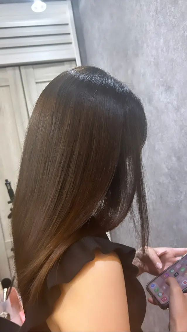 ミディアム カラー cocoa船橋🦄 chinamiのヘアスタイル