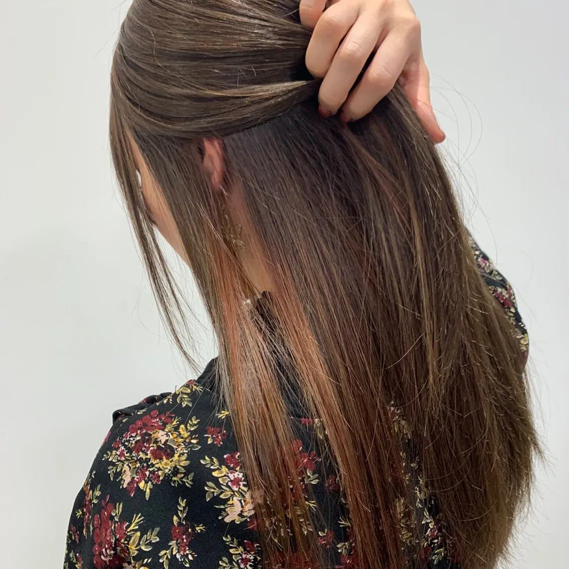 ロング カラー ヘアカラー トリートメント 💎 透明感カラー ✨Erina 💎のヘアスタイル