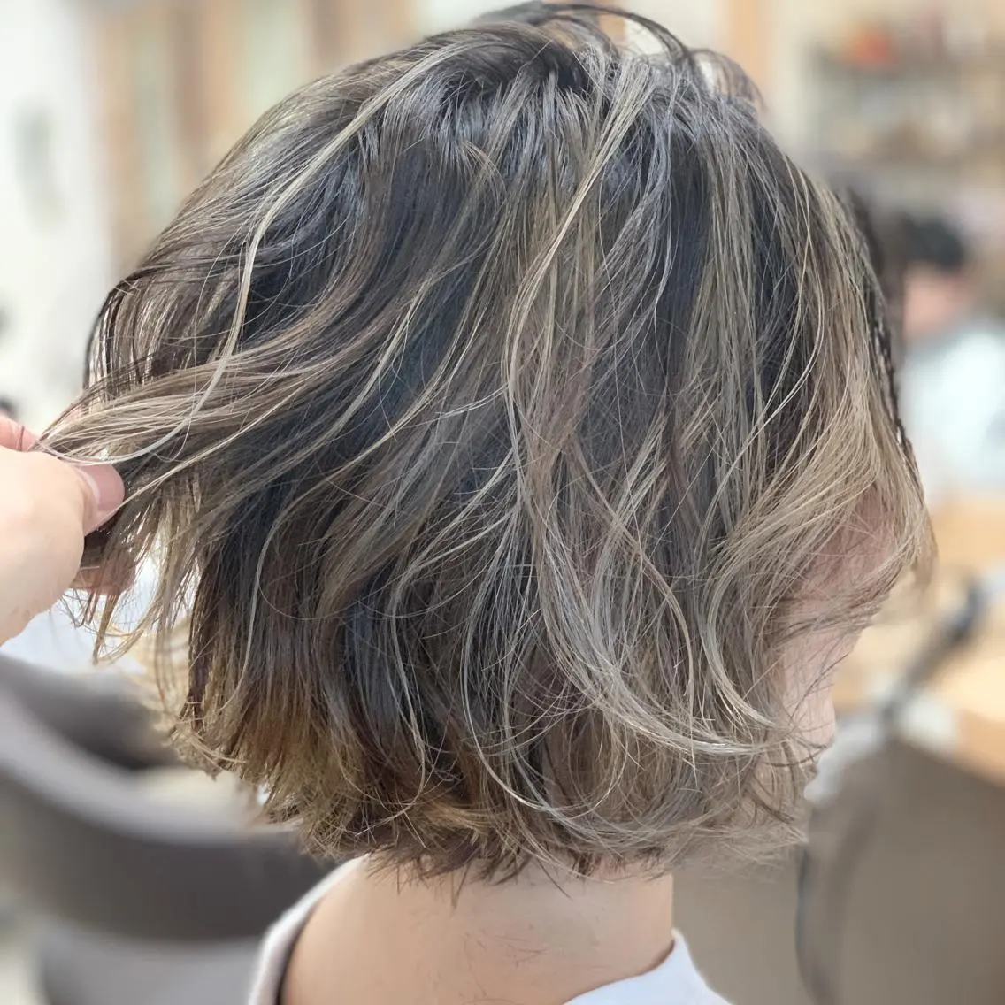 ショート カラー カット ヘアカラー トリートメント Lien 深井店のヘアスタイル