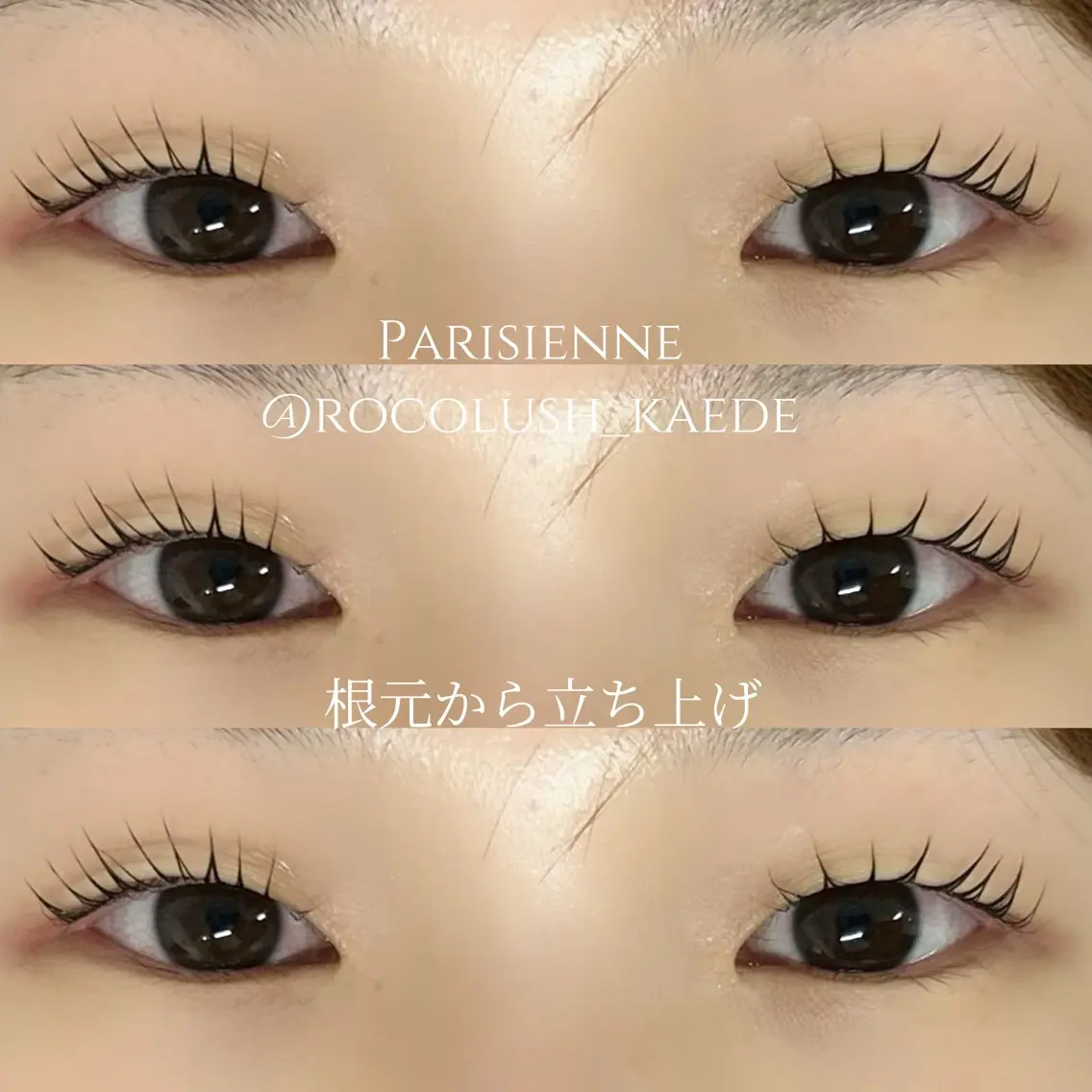 マツエク・マツパ パリジェンヌラッシュリフト 一重×まつ毛パーマ マツパ Raviliss 武田のマツエク・マツパデザイン