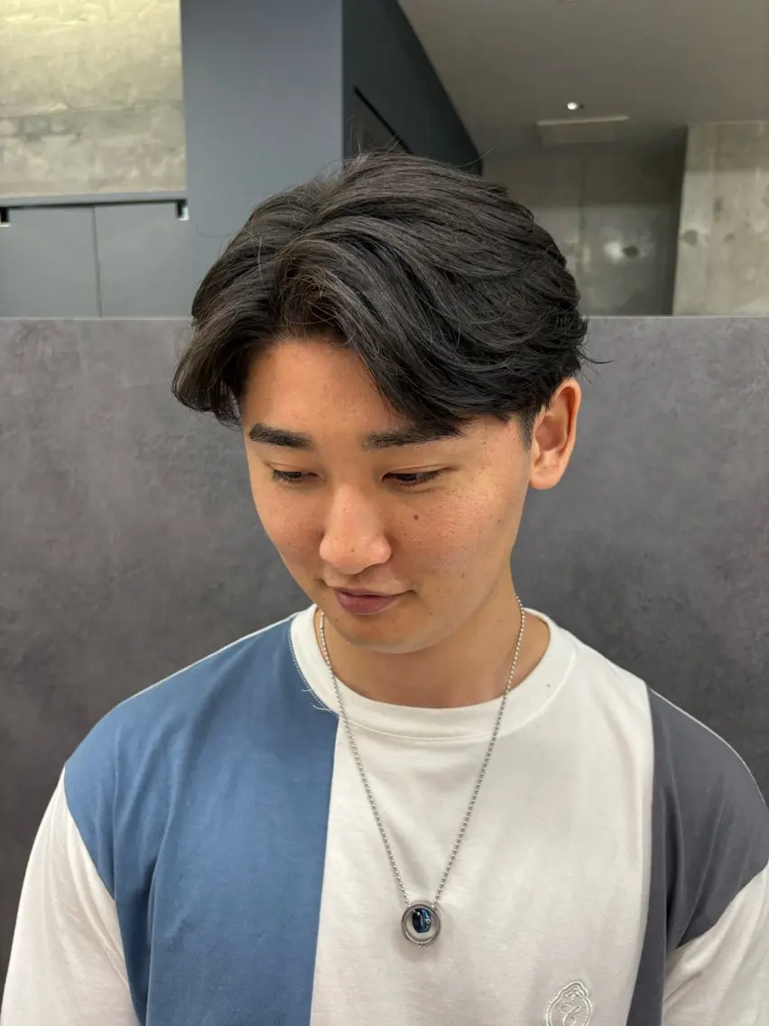 【新規限定・メンズ人気👑No.1】メンズ全体縮毛矯正➕カット　清潔感UP＆スタイリング簡単ヘアの写真