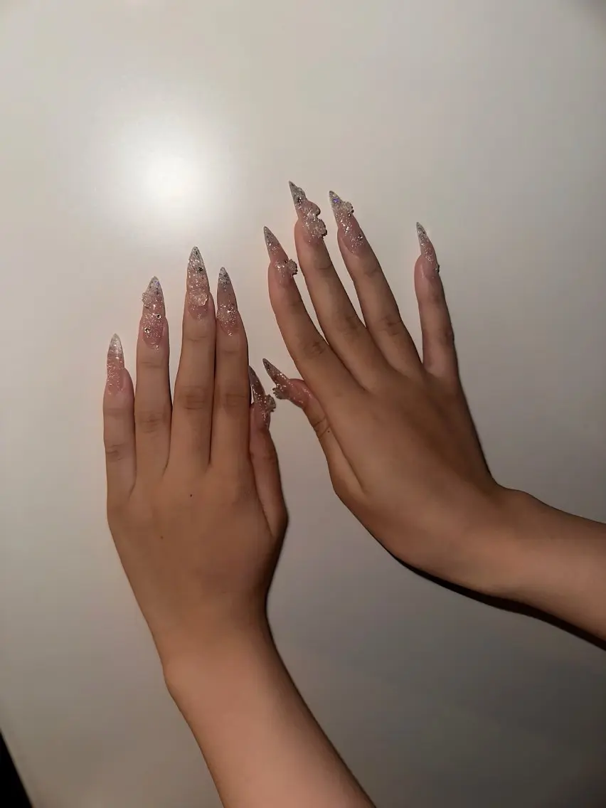 ネイル クリアネイル ハンドネイル tee nailのネイルデザイン