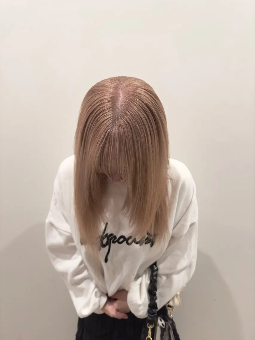 ロング カラー ヘアアレンジ AYAKASA 暖色カラー/レイヤーのヘアスタイル