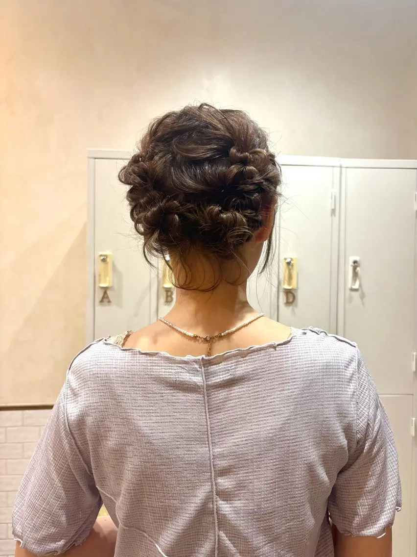 ショート ヘアアレンジ ボブ 🧸似合わせデザイン ほそいけいこ🧸のヘアスタイル