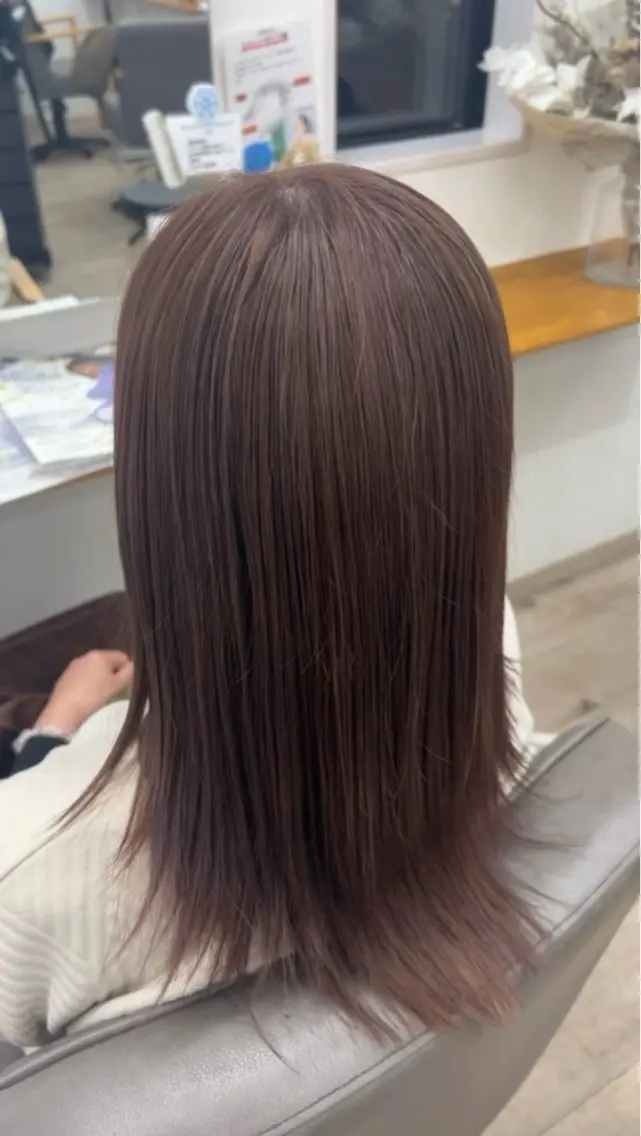 セミロング ヘアカラー 酒井 直桜矢のヘアスタイル