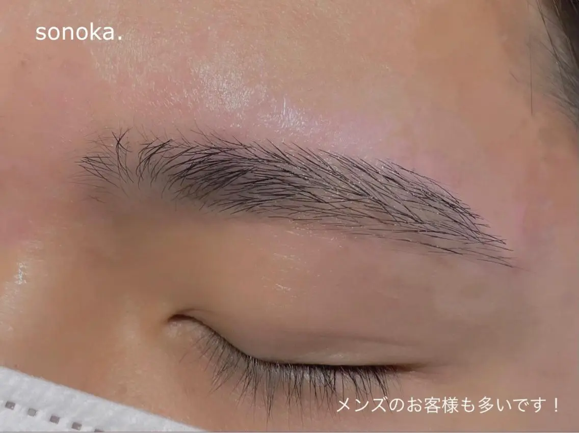 メンズ マツエク・マツパ 清水 素乃香のマツエク・マツパデザイン