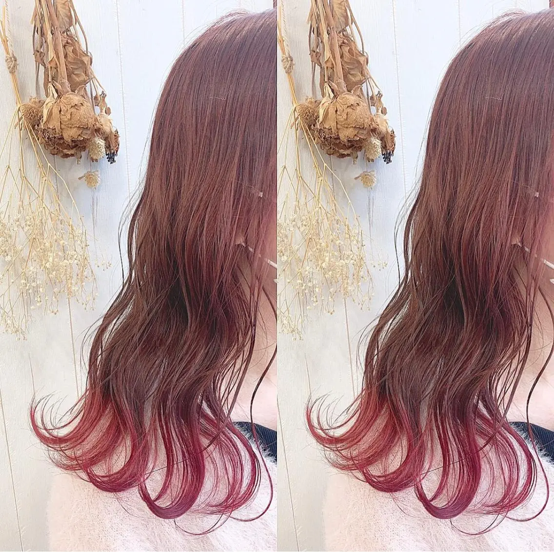 ❤︎外ハネ相性◎ 毛先カラー❤︎ ケアブリーチ🌈割引🌈の写真