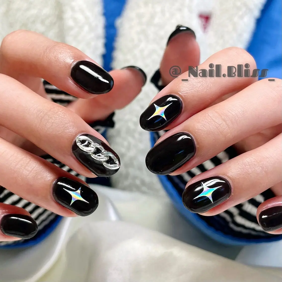 ネイル キラキラネイル ハンドネイル NAIL BLISSのネイルデザイン