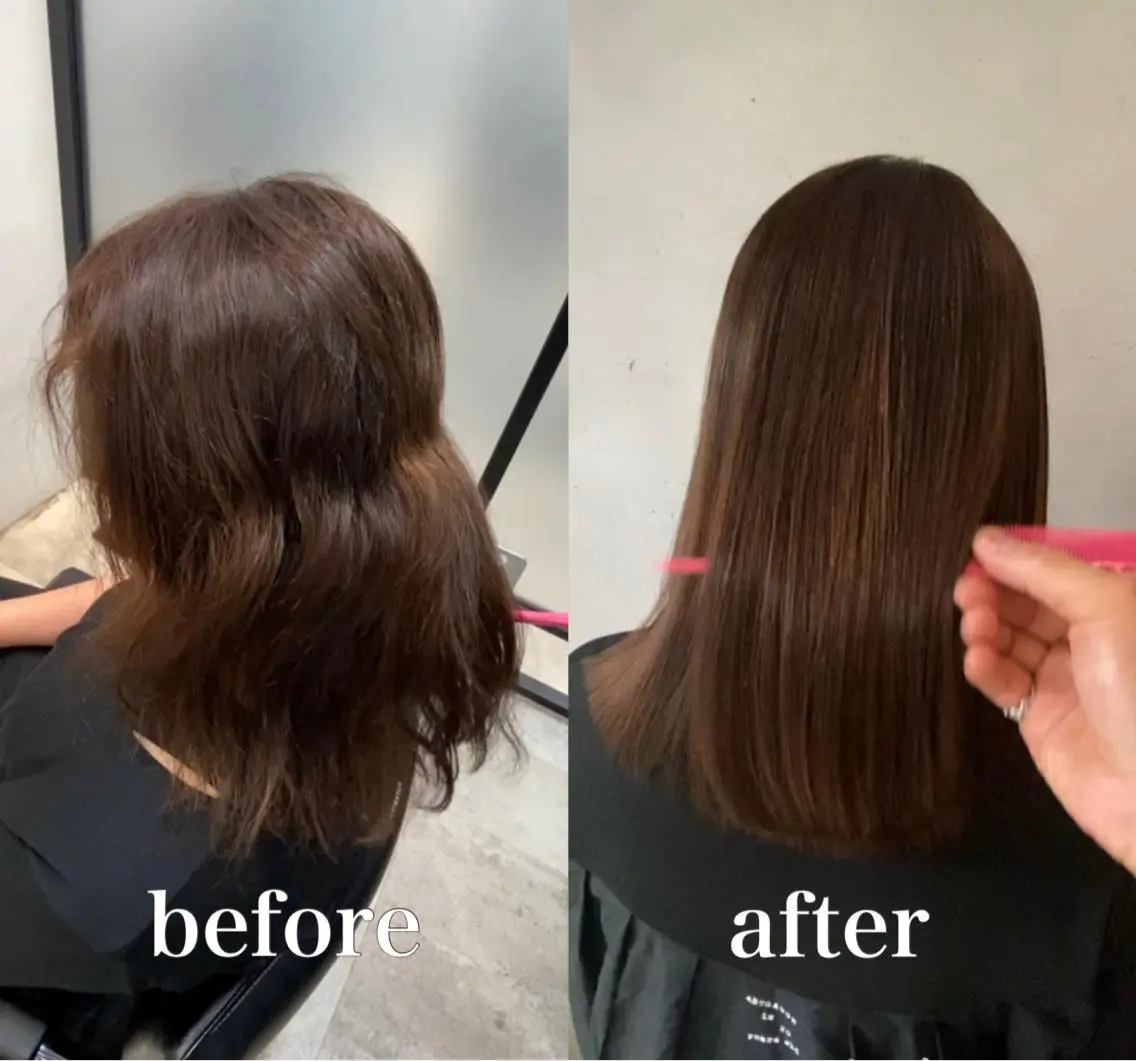 セミロング 髪質改善 髪質改善/縮毛矯正 /naokiのヘアスタイル