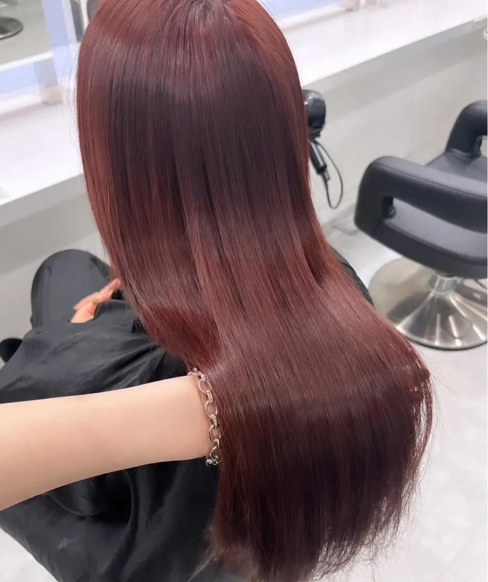 ロング カラー ブリーチ ダブルカラー ブリーチなしカラー ヘアカラー トリートメント ブリーチなし特化 美容師💖SAE💖のヘアスタイル