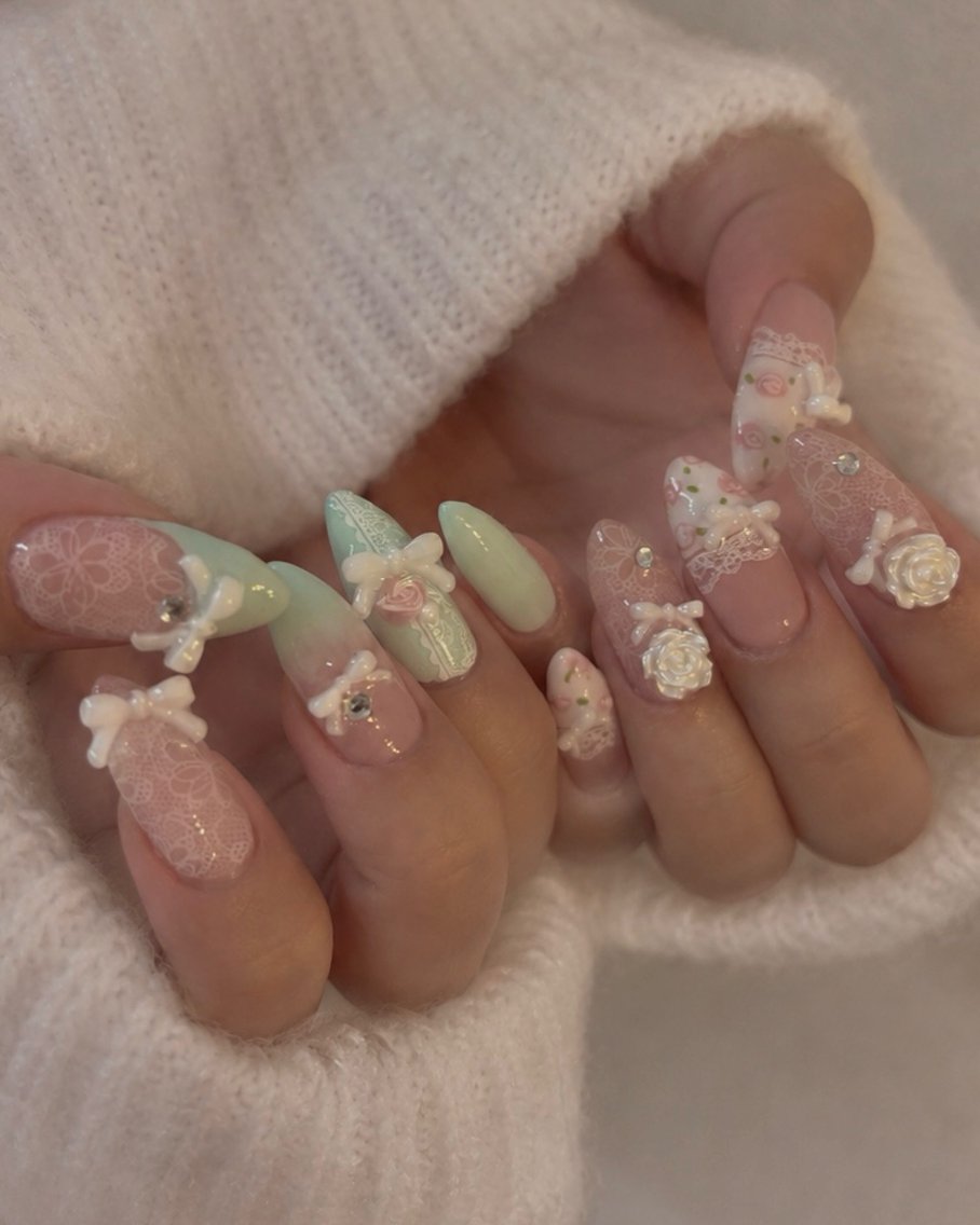 ネイル Hal nail 立川mitsukiのネイルデザイン