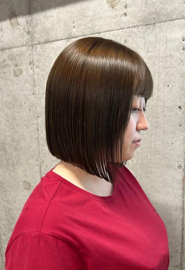 ショート カラー ベージュカラー オリーブベージュ ボブ 韓国風ヘア 似合わせカット カット hina💟 透明感カラーのヘアスタイル