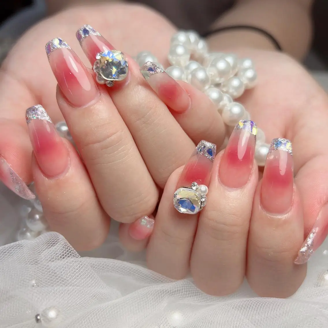 ネイル ハンドネイル M 🌷Nail 長さだし専門店のネイルデザイン