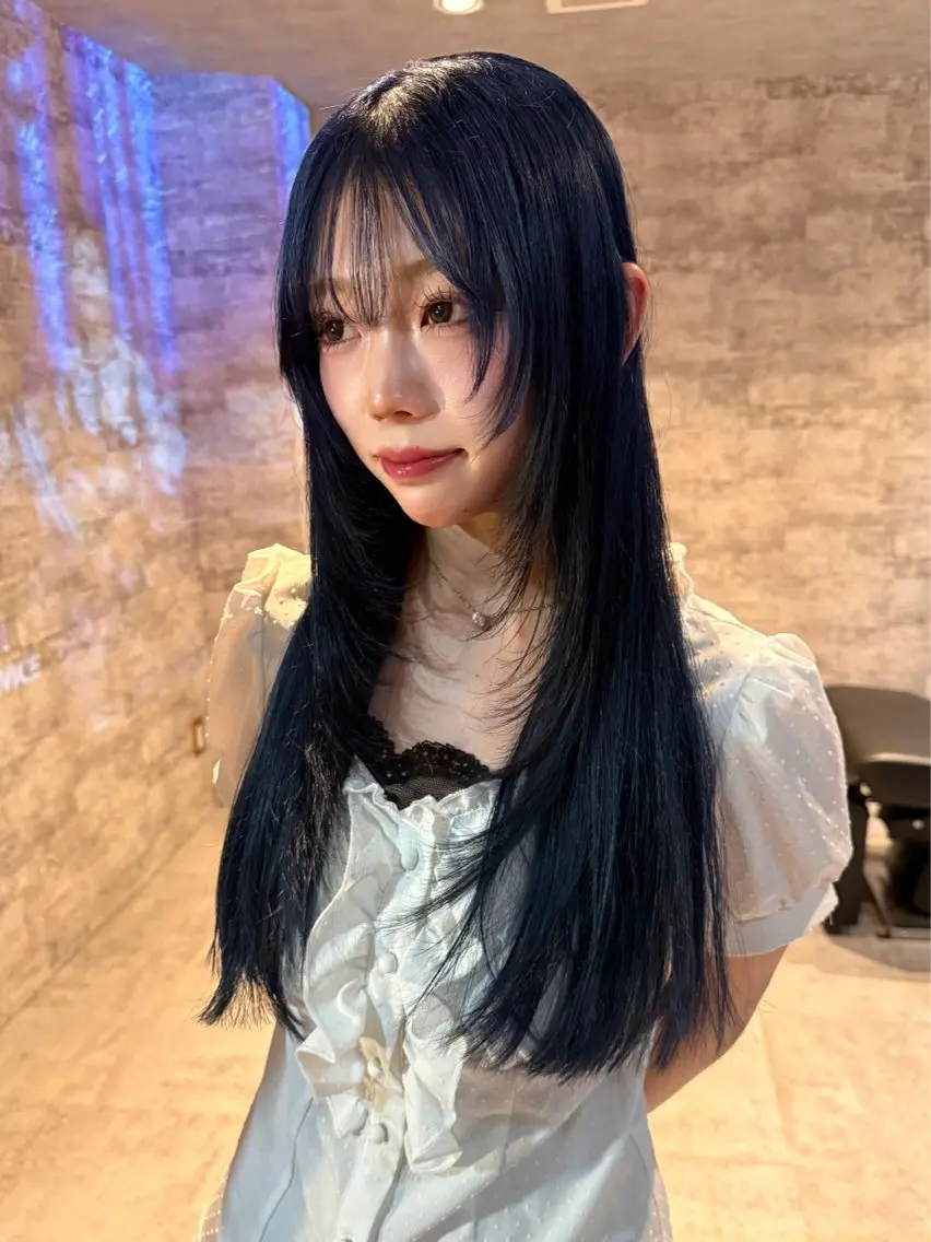 ロング カラー 似合わせカット カット ヘアカラー トリートメント mai / linoah˚✧のヘアスタイル