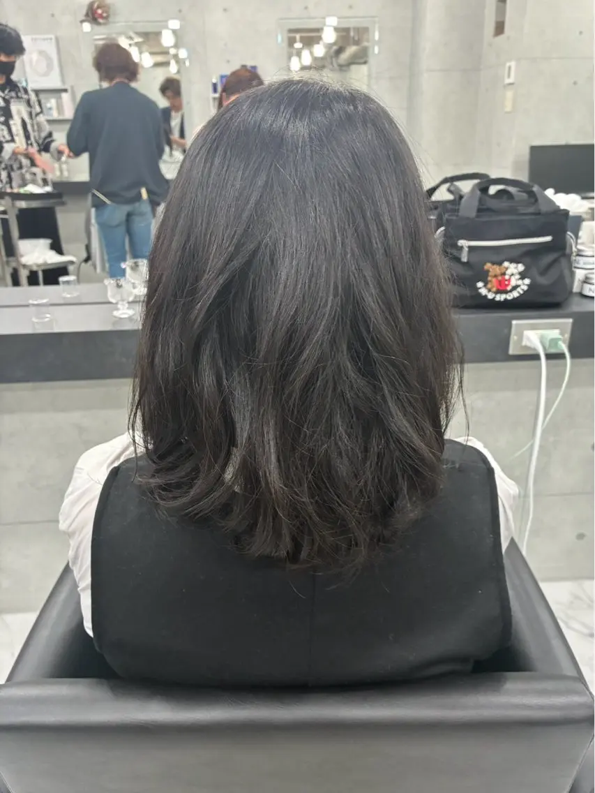 ミディアム パーマ カット パーマ Endearing 🌟銀座のヘアスタイル