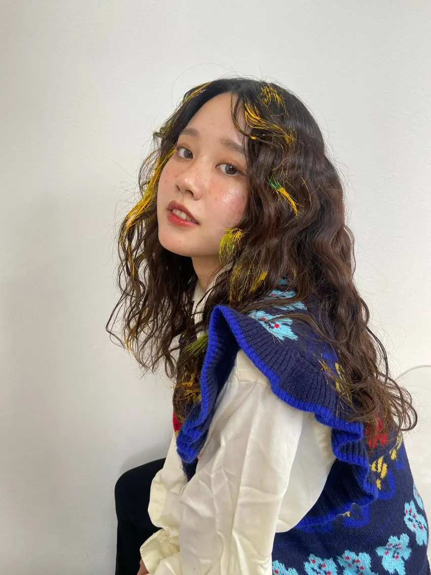 セミロング ミストバング レイヤーカット 🌼似合わせのプロ 心斎橋/rena🌼のマツエク・マツパデザイン