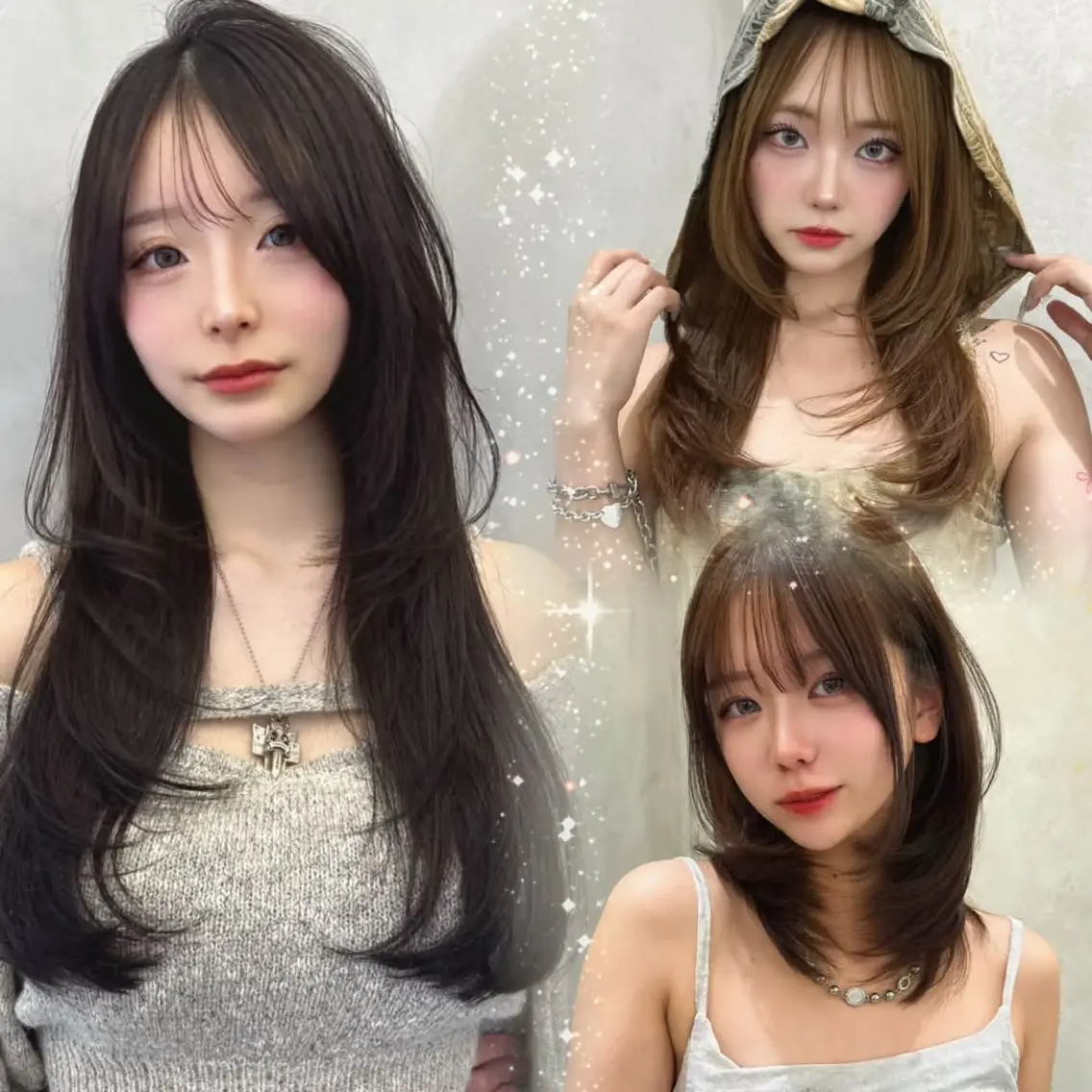 ロング カラー カット ヘアカラー トリートメント 栄/艶髪カラー /レイヤー/たいちのヘアスタイル