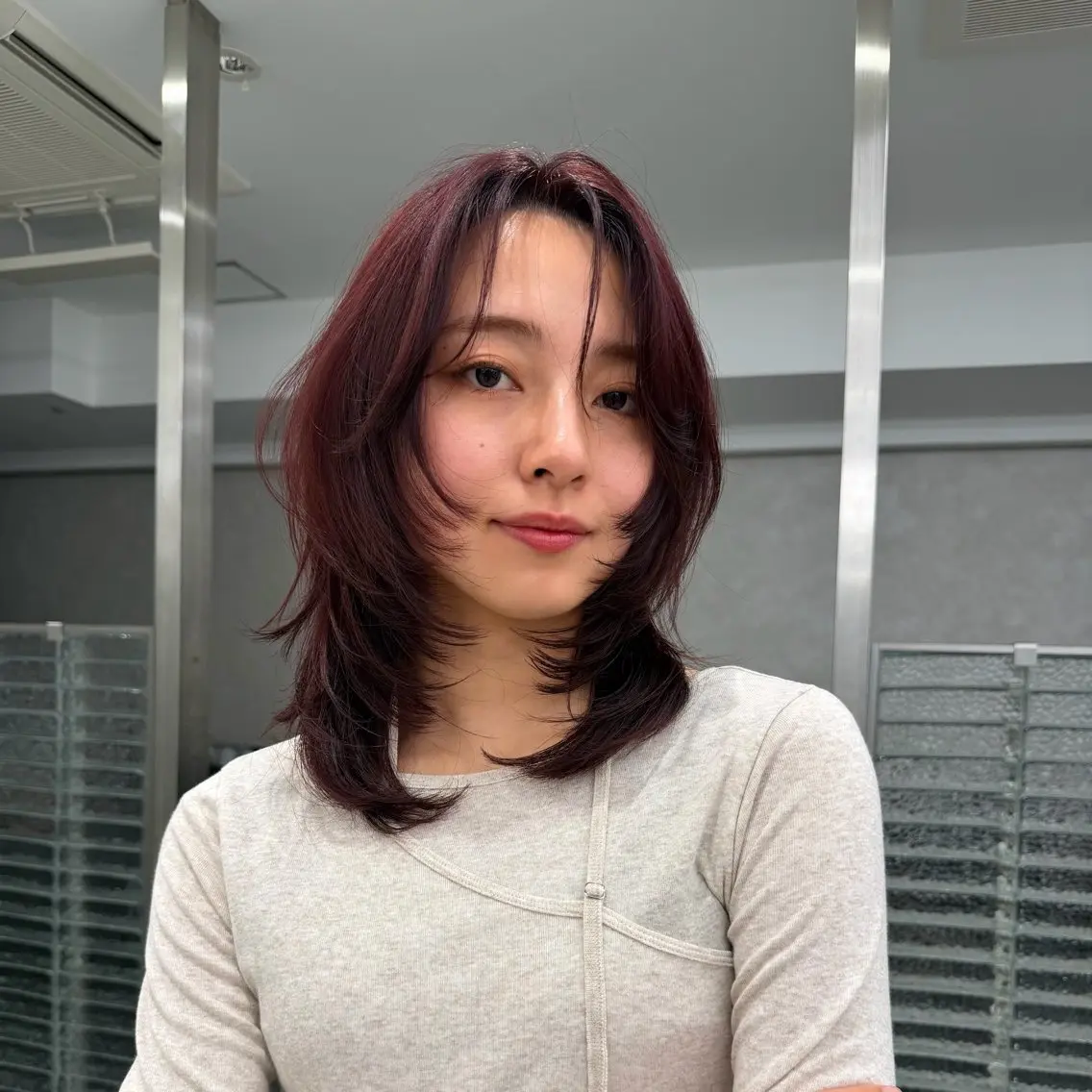 ミディアム 透明感カラー 🎀まりねのヘアスタイル