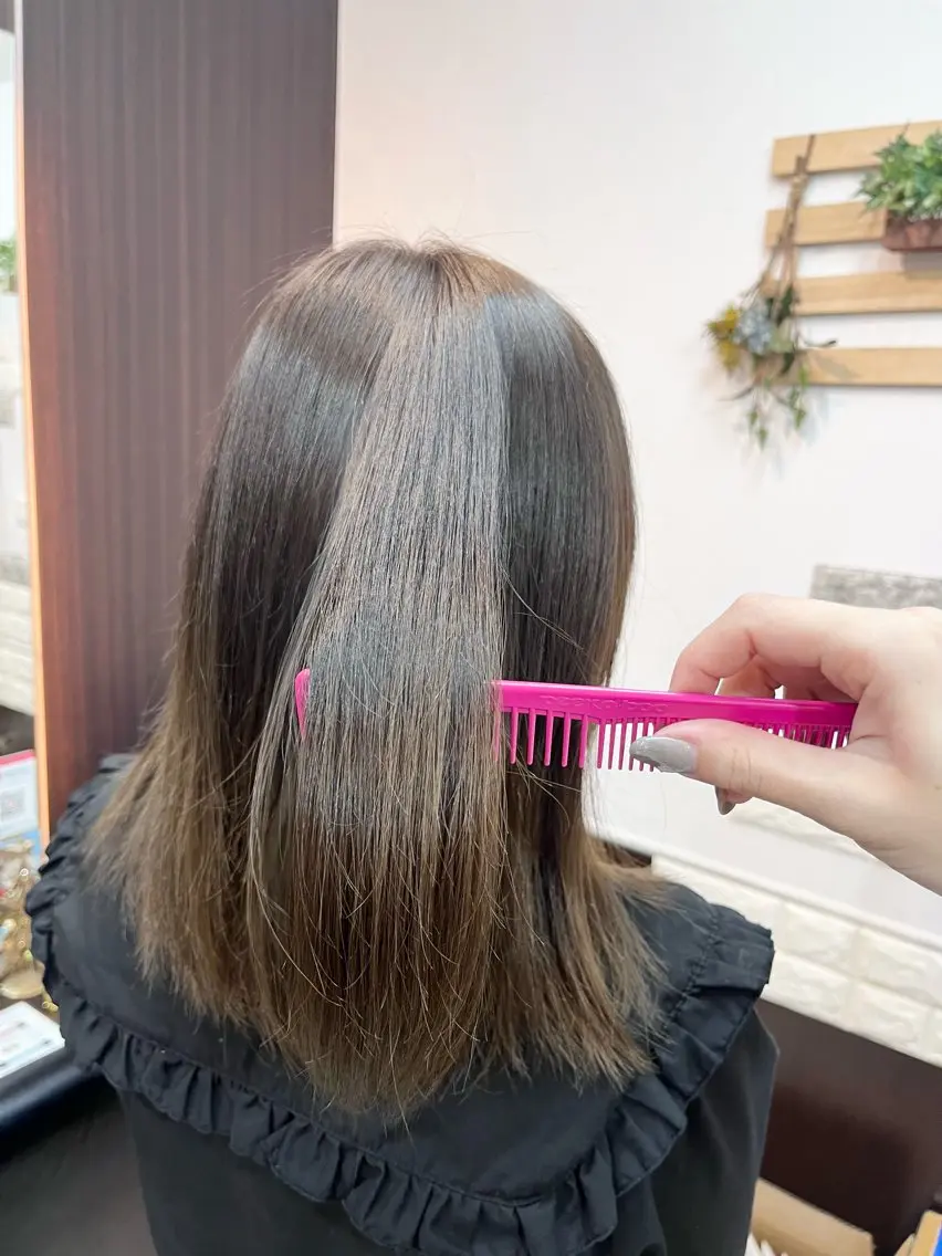 ミディアム カラー ブラウンカラー ナチュラルブラウン 🍒 SANA🍒のヘアスタイル