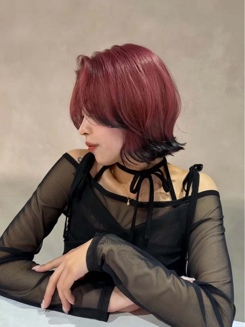 カラー ブリーチ 透明感カラー ハイトーンカラー レイヤー/ハイトーン 🍎森貝洋亮🍎のヘアスタイル
