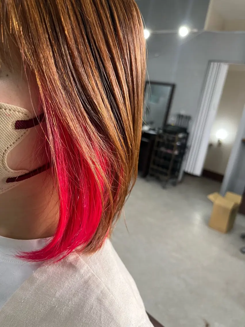 ミディアム カラー カット ヘアカラー トリートメント 🌺ASIA🌺 福留のヘアスタイル