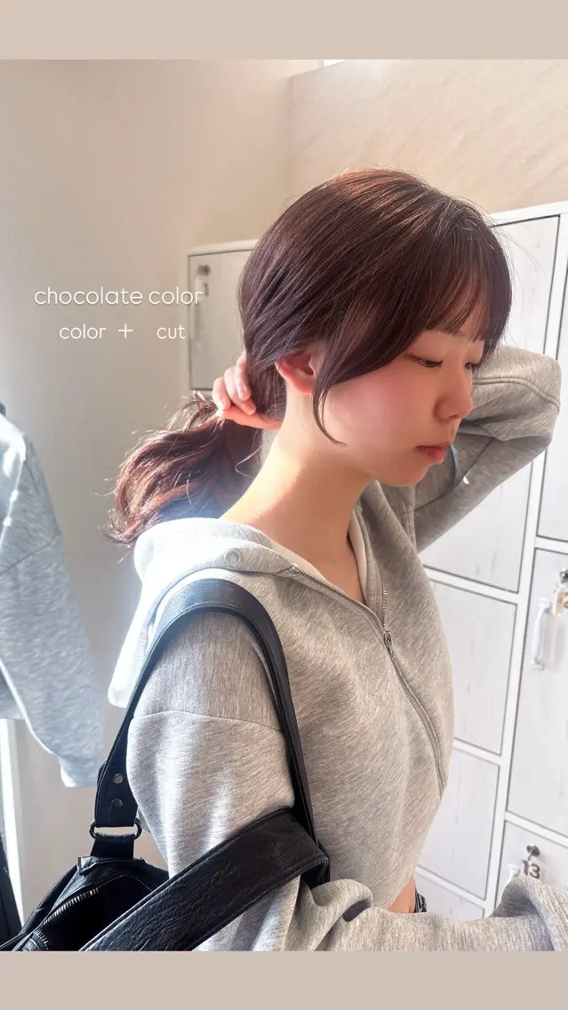 カラー 大橋 彩香のヘアスタイル