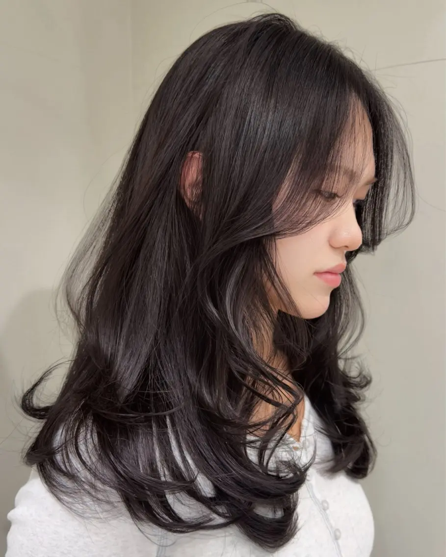 ロング カラー カット ヘアカラー トリートメント 表参道/似合わせ レイヤー/ryoのヘアスタイル