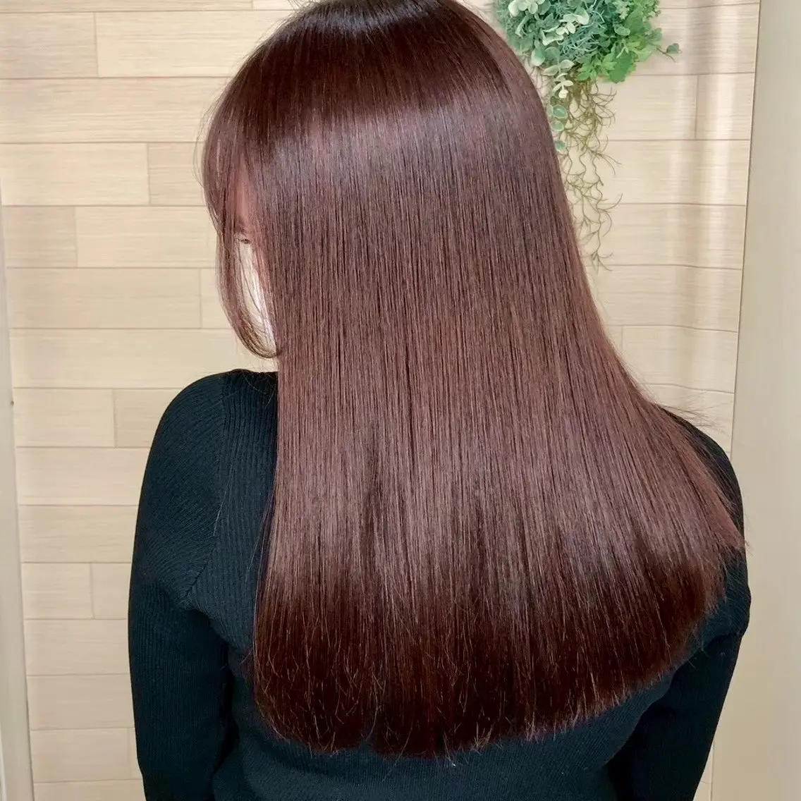 ロング カラー 縮毛矯正/ワンカラー モデル募集🫧田村のヘアスタイル
