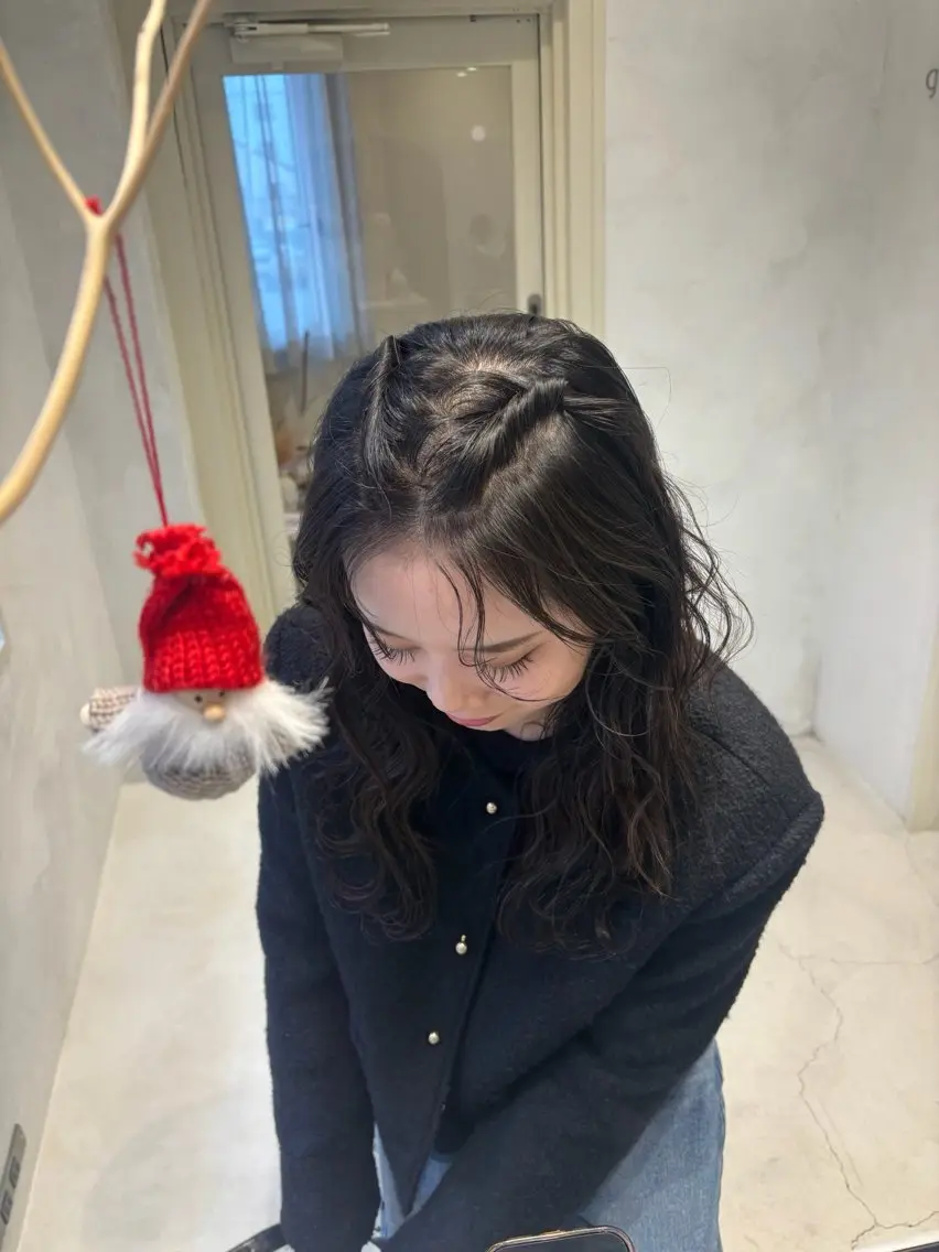 セミロング ヘアカラー 桑本 さと子のヘアスタイル