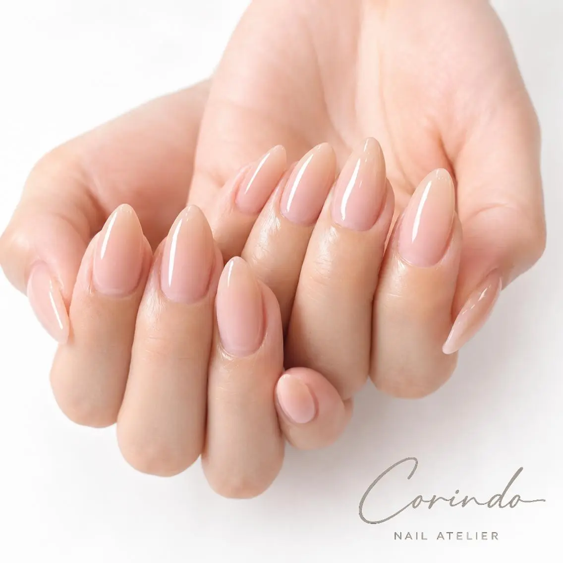 ジェルネイル【オフなし】🩷店長仕上🩷💛ワンカラー💛💅HAND💅の写真
