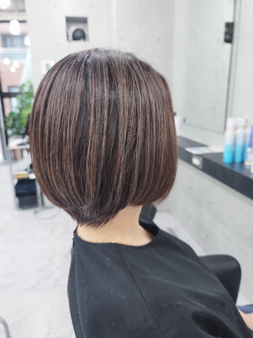 ショート カラー ハイライトカラー ボブ ハイライト ❇️安達 優心❇️ レイヤー/艶髪特化のヘアスタイル