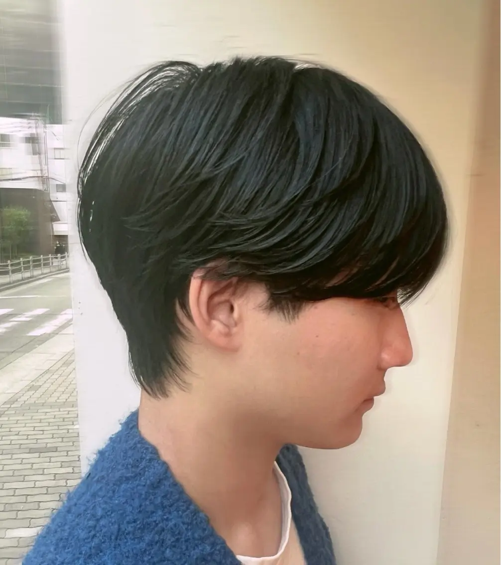 ミディアム ミディアムパーマ 韓国風ヘア カット パーマ メンズパーマ 特化/京橋/栗野のヘアスタイル