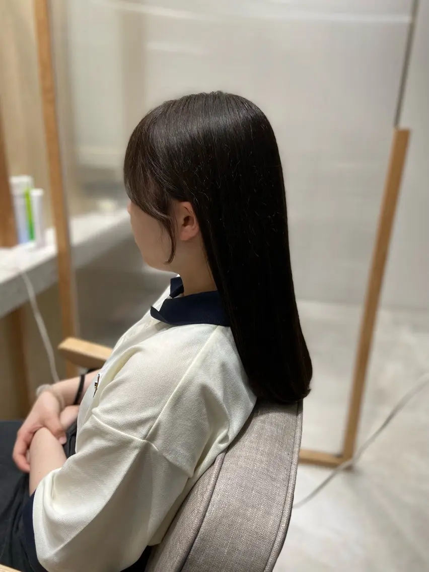セミロング 🦉静かに過ごしたい 方、個室席🦉タナカのヘアスタイル