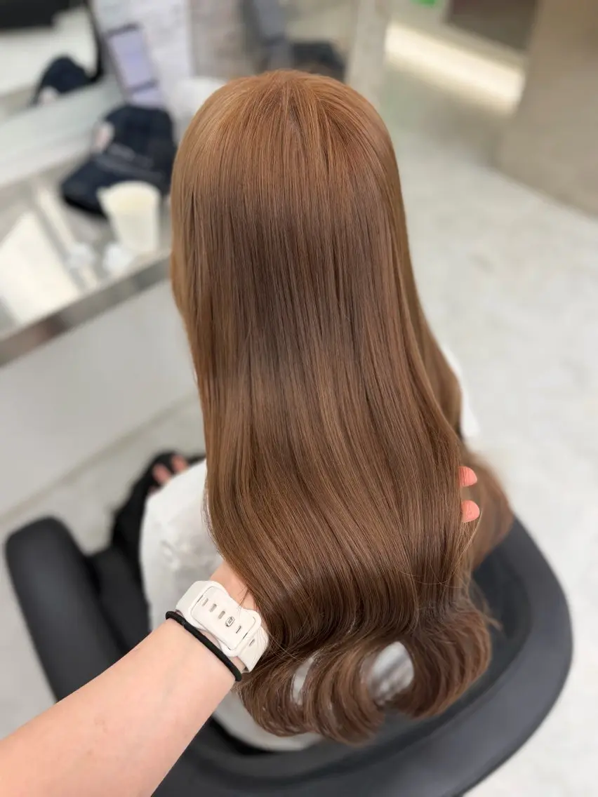 ロング カラー ヘアアレンジ ヘアカラー トリートメント ヘアセット 透明感カラー🎀艶髪 Anju/渋谷🎀のヘアスタイル